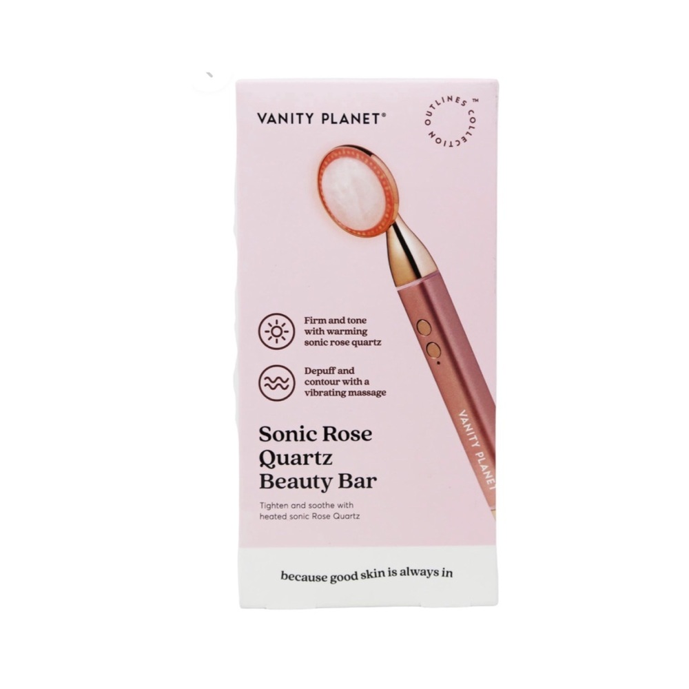 Vanity Planet Sonic Rose Quartz Beauty Bar LED Wand